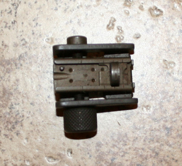 M1 carbine Stamped rear sight type 3.