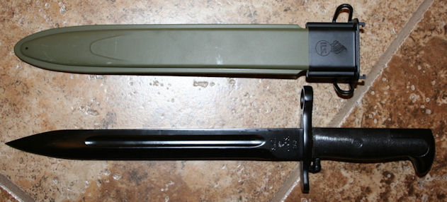 #621 M1 Garand Bayonet & scabbard. 
