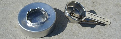 US Gov Ash Trays- #919 round table top /#920 clamp-on for work benches