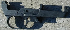 #512 M1 Carbine trigger housing, type 1 (reparkered), INLAND