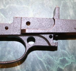 M1 Carbine Inland M2 trigger house with upside down logo