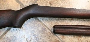Underwood M1 Carbine stock & hand guard. No rebuild mark Comes with Hand guard P-U & P-U in sling well. Butt plate is underwood.