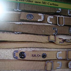 M1 Carbine WW2 C-Tip Sling- OD green color -very good condition
